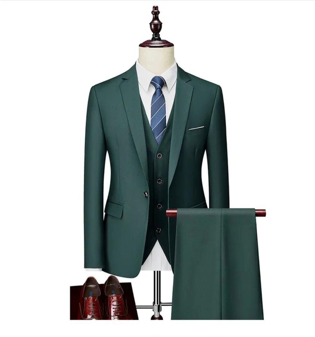 Premium 3-Piece Suits for Men | Sizes 30-36 | Wool & Cotton | GHS 850.00